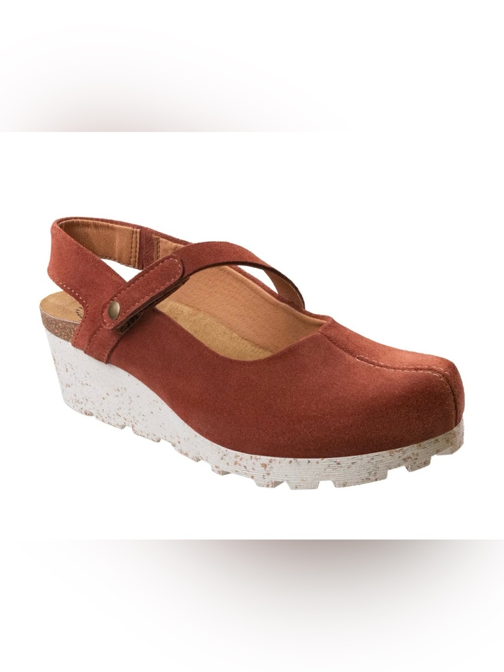 OTBT-PROG In Rust Wedge Clogs Women's 6.5M